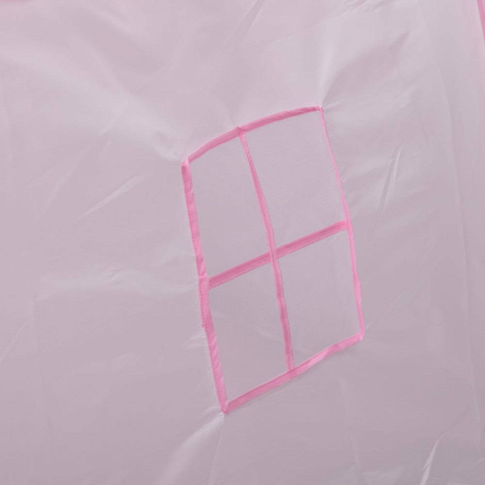Дитячий ігровий намет будиночок для дівчаток 125×100×120 см намет будиночок для дітей Рожевий H Коломия - фото 4