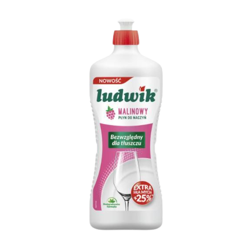 Засіб для миття посуду 450гр Малина Ludwik Житомир - фото 1