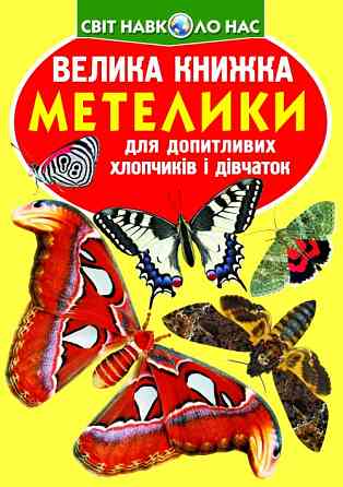 Книга "Велика книжка. Метелики." , шт Київ