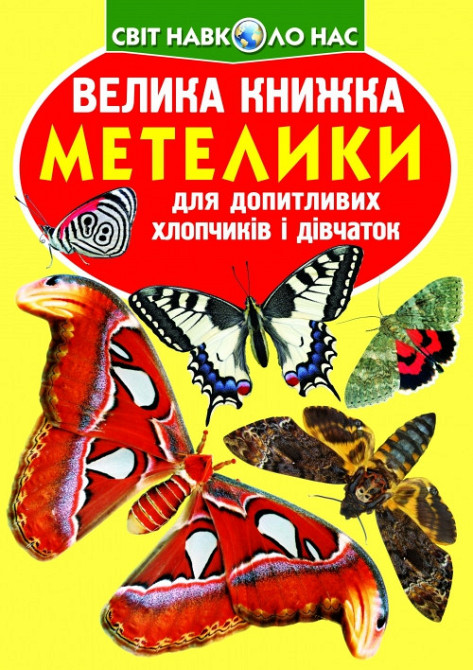 Книга "Велика книжка. Метелики." , шт Київ - фото 1
