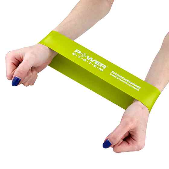Резинка для фітнесу Power System PS-4062 Flex Loop Medium Green (опір 18кг.) Каменское