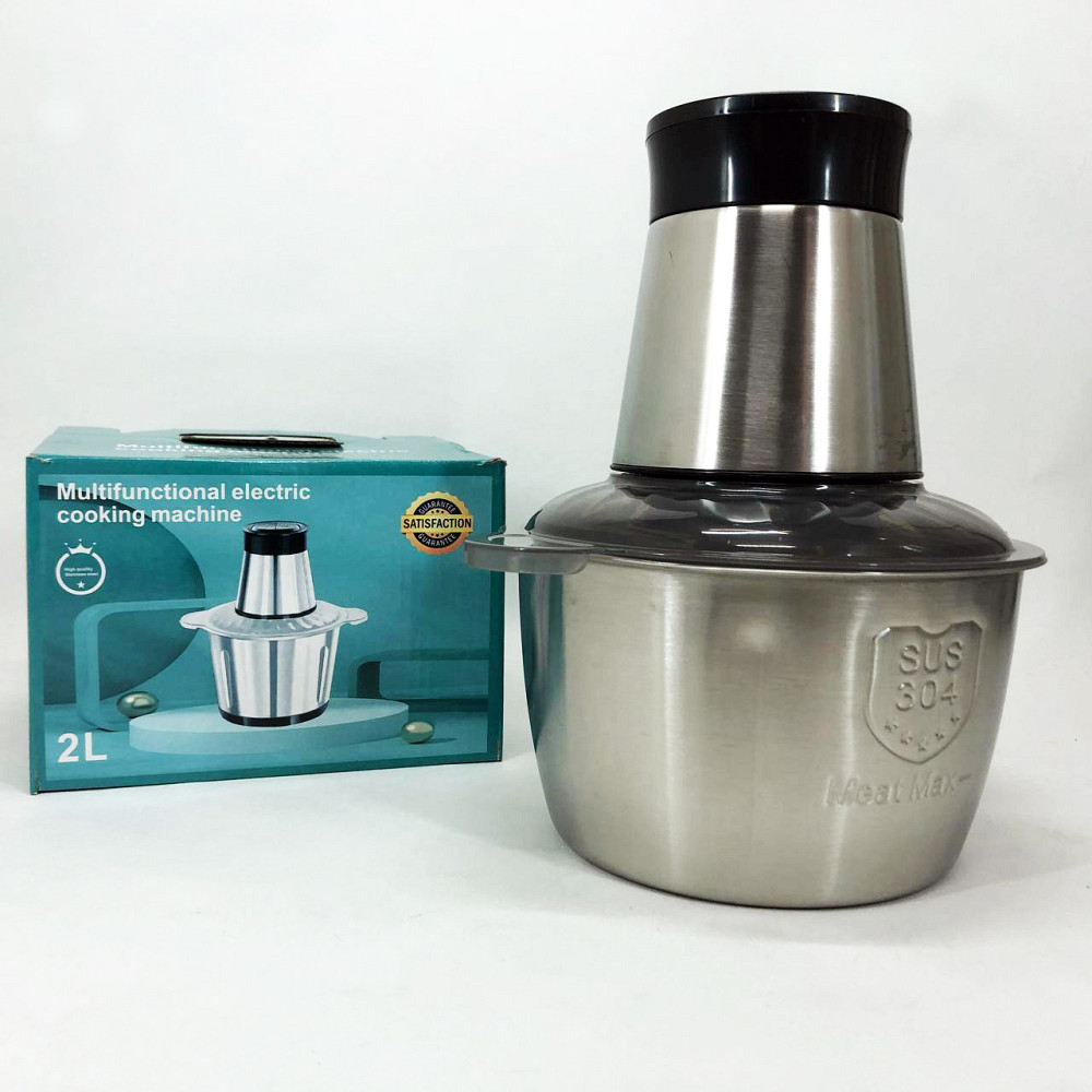 Блендер електричний для смузі 1200 W, Електричний блендер подрібнювач, Чопер для кухні AO-85 Львів - фото 4