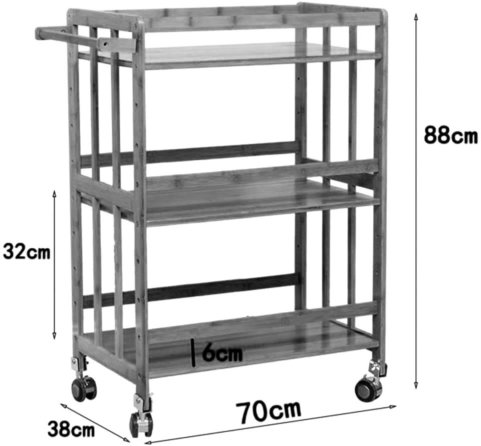 Етажерка для ванної на коліщатах "Жаранет" сієна Миколаїв - фото 2
