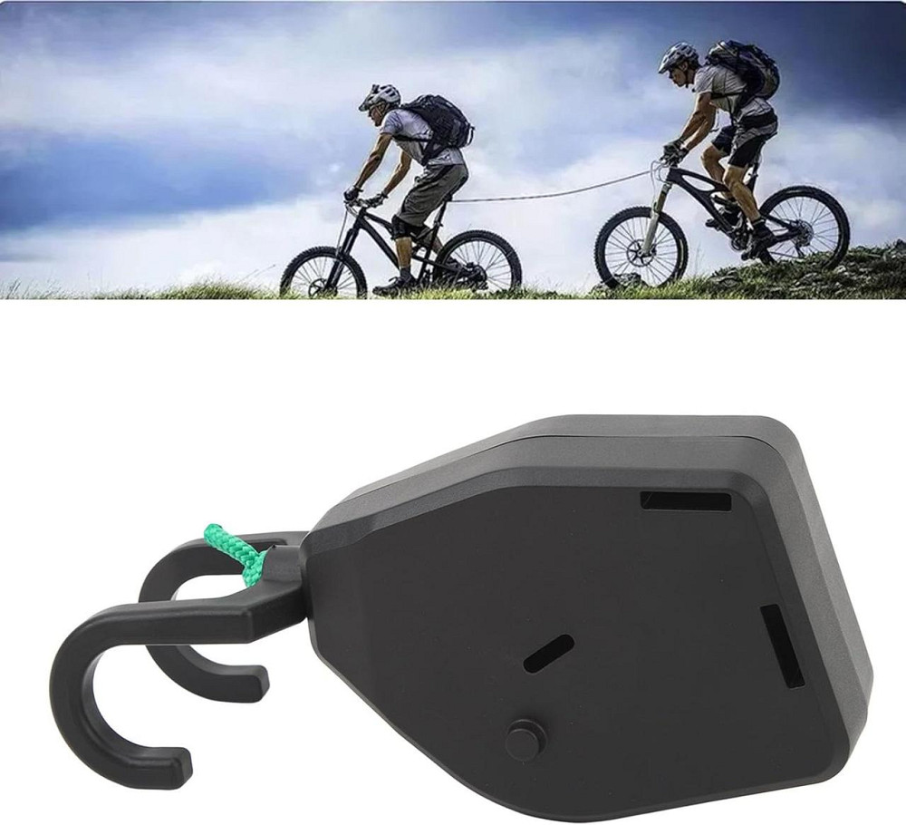 Трос для буксирування дитячого велосипеду, висувний автоматичний до 136 кг, 2.5 м тяговий ремінь, мотузка Київ - фото 8