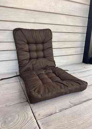 Подушка для стільців (50x120х8 см) подвійна Decorator Мальмо колір коричневий 84-128 Київ