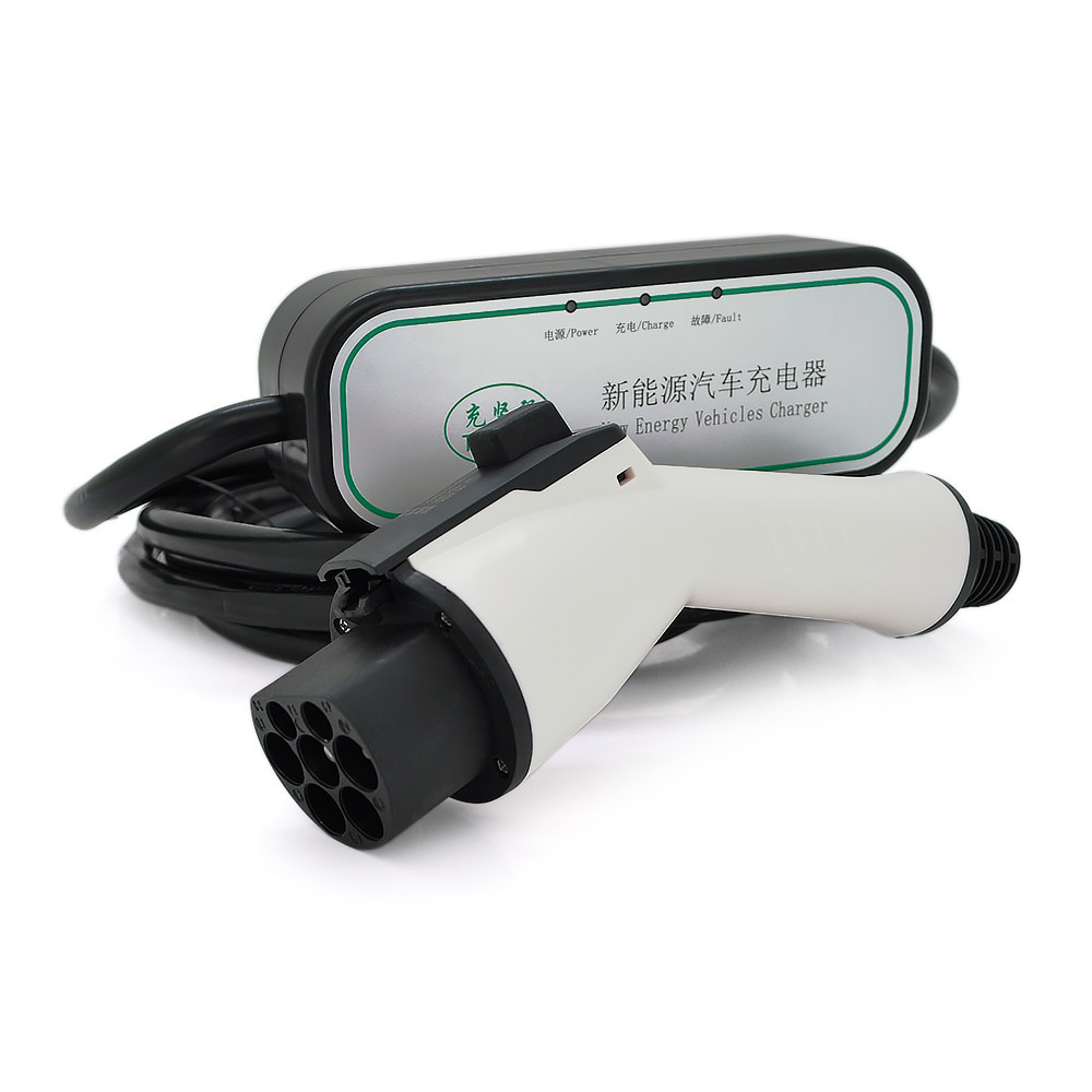 Зарядное устройство для электромобиля DC: 220V/16A, длина кабеля 5m, IP67, разъем GB/T, LED-индикация Киев - изображение 1
