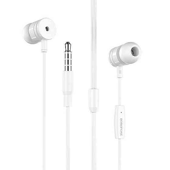 Навушники BOROFONE BM31 Mysterious universal earphones with mic White Київ