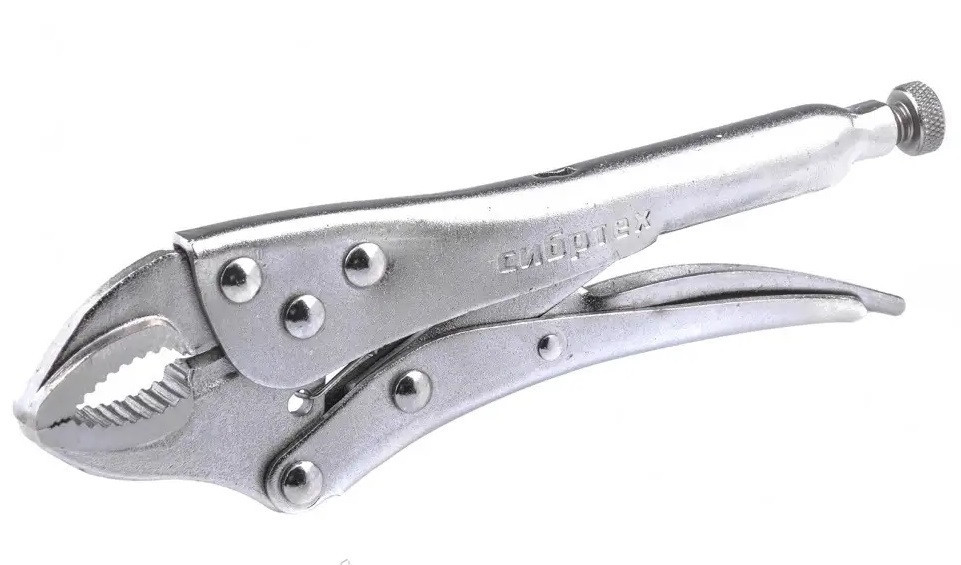 Зажим ручной, полукруглый захват, 180 мм Полтава - фото 1