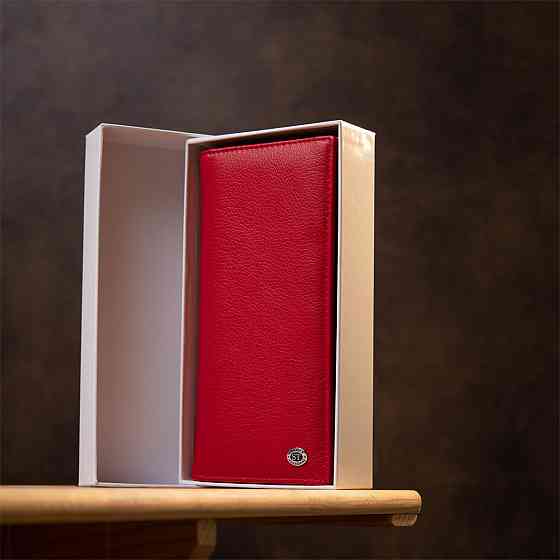 Універсальний жіночий гаманець-клатч ST Leather 19372 Червоний Київ