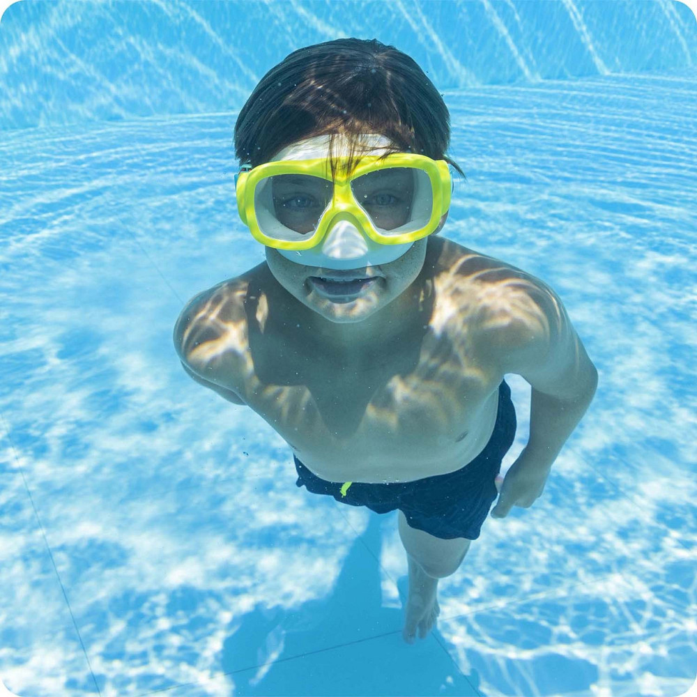 Маска для плавання Bestway 22039 червоно-жовта Київ - фото 7