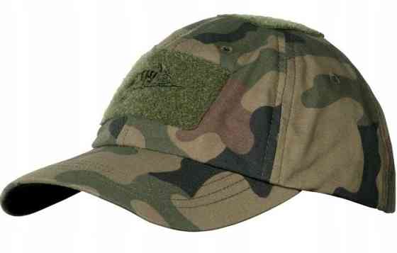 Універсальна Тактична Бейсболка з козирком Helikon-Tex "Ripstop" (CZ-BBC-PR-04) Woodland Нововолинськ
