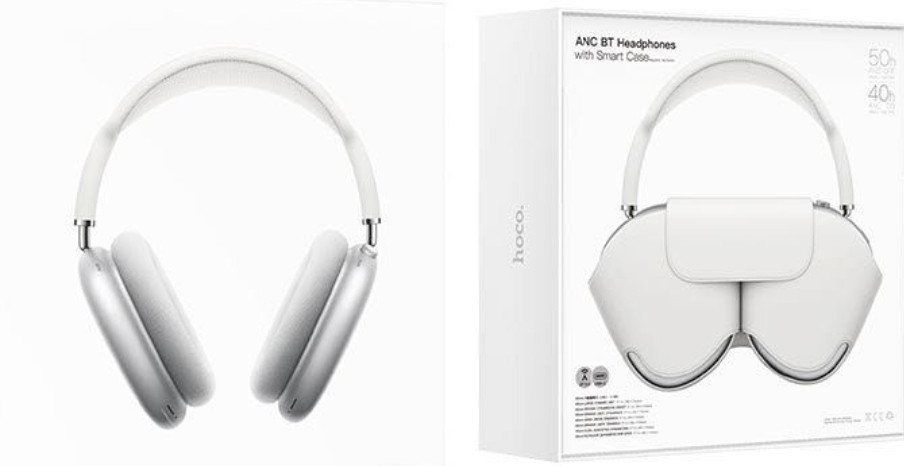 Навушники HOCO W58 ANC Bluetooth 5.4 преміум Smart Case. Харків - фото 4