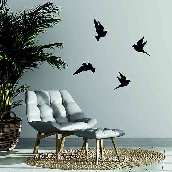 Декоративне настінне Панно «Пташка» Декор на стіну(ціна за 1шт) Київ