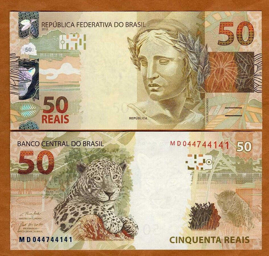 Бразилія / Бразилия / Brasil 50 Reais 2010 (2023) Pick 256h UNC Полтава - изображение 1