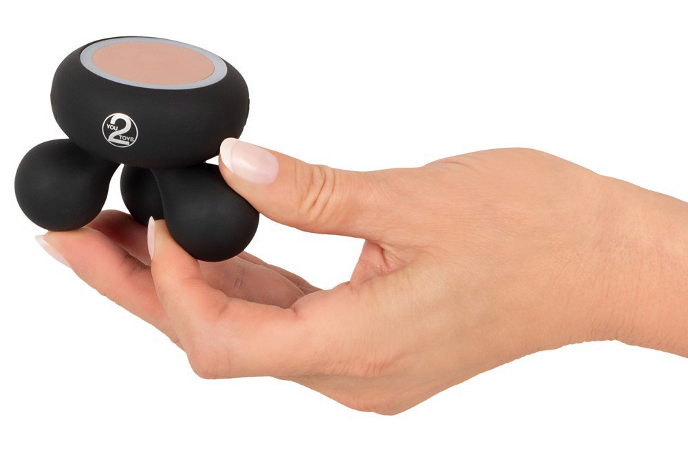 Мини-массажер с функцией подогрева, универсальный CUPA Warming Mini Massager черный Sex Aura Киев - изображение 5