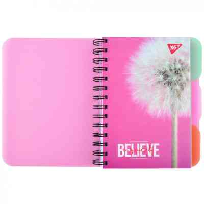 Блокнот Yes В6 Believe in yourself 144 листа пластиковая обложка (681986) Винница
