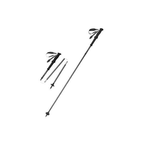 Трекінгова палиця Naturehike CNK2450DS017, 35-110 см, чорна Рівне