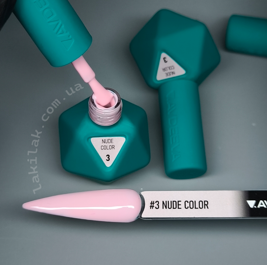Гель-лак Victoria Avdeeva Nude Color №3 (світлий рожевий нюд) 12 мл HEMA & TPO FREE Херсон - фото 1