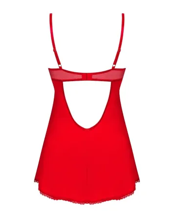 Пеньюар Obsessive Ingridia chemise & thong XL/2XL Львов