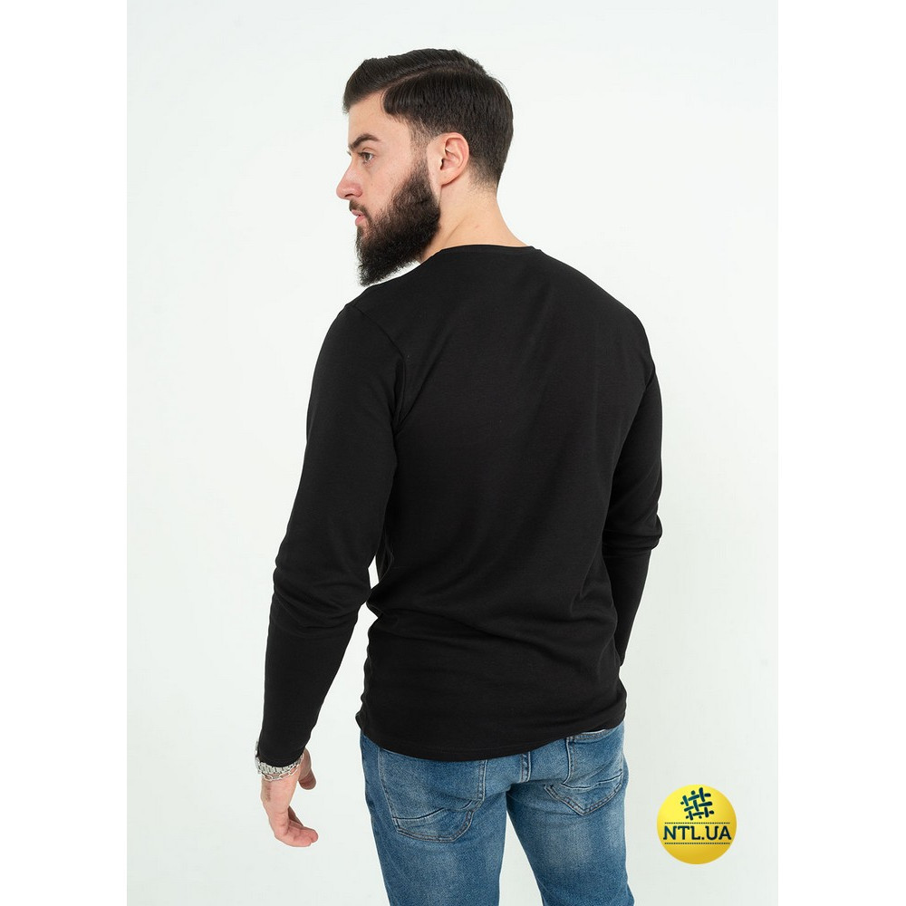 Чоловічий лонгслів зі 100% бавовни, інтерлок | Наталюкс 94-1342 3XL Київ - фото 3