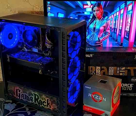 ПК GTX1070/ Ryzen 5/ 16Gb DDR4/M.2 ігровий комп'ютер AM4 Харків