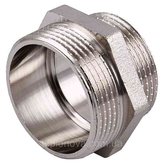 Ніпель редукційний 1 1/2"х1 1/4" НН нікельований NN762S OPTIMUM Чернівці