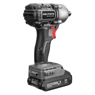 Гайковерт Energy+ 18V, бесщеточный, 2600об/мин, 450Нм, 1/2", 3 скорости (без АКБ и ЗУ) Graphite (58G038) Винница - изображение 4
