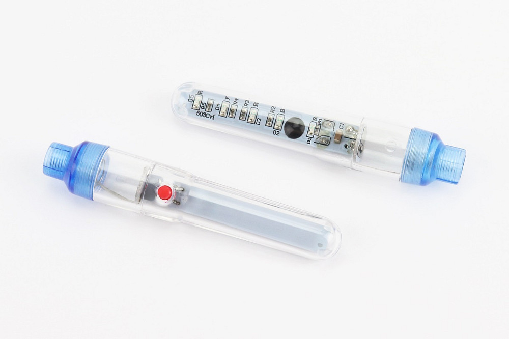 Ковпачок ніпеля "мигаючий" 5 діодів (червоний/синій/жовтий) к-кт, JY-503-С (без батарейок) Київ - фото 1