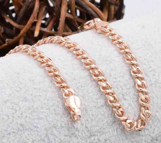 Браслет Xuping 30396, довжина 19см, ширина 5мм, позолота РО Київ