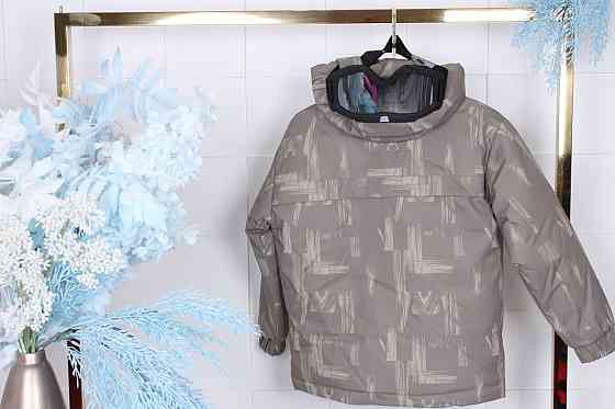 Зимняя куртка на мальчика с очками 134,140 на холофайбере Николаев