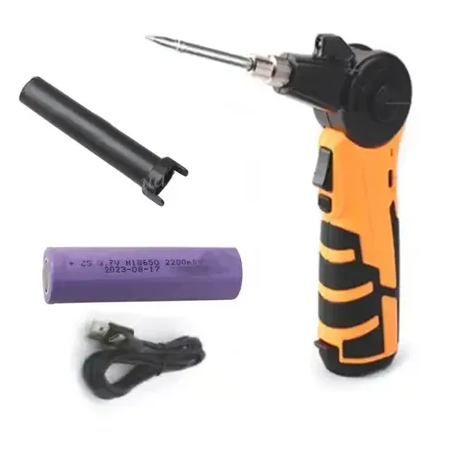 Паяльник ZD-20L акумуляторний, 15W, швидкого нагріву, поворотна ручка Полтава - изображение 1