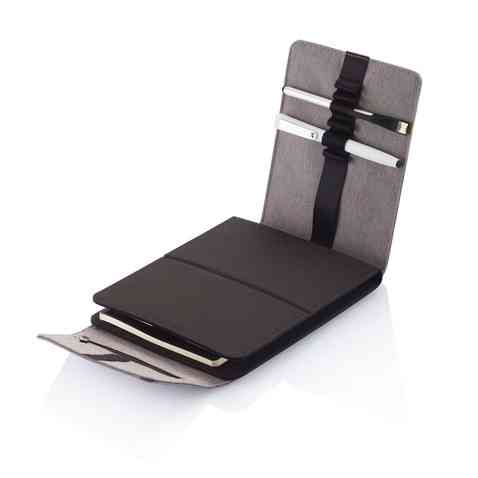 Чехол для планшета Seattle + блокнот, черный Ровно