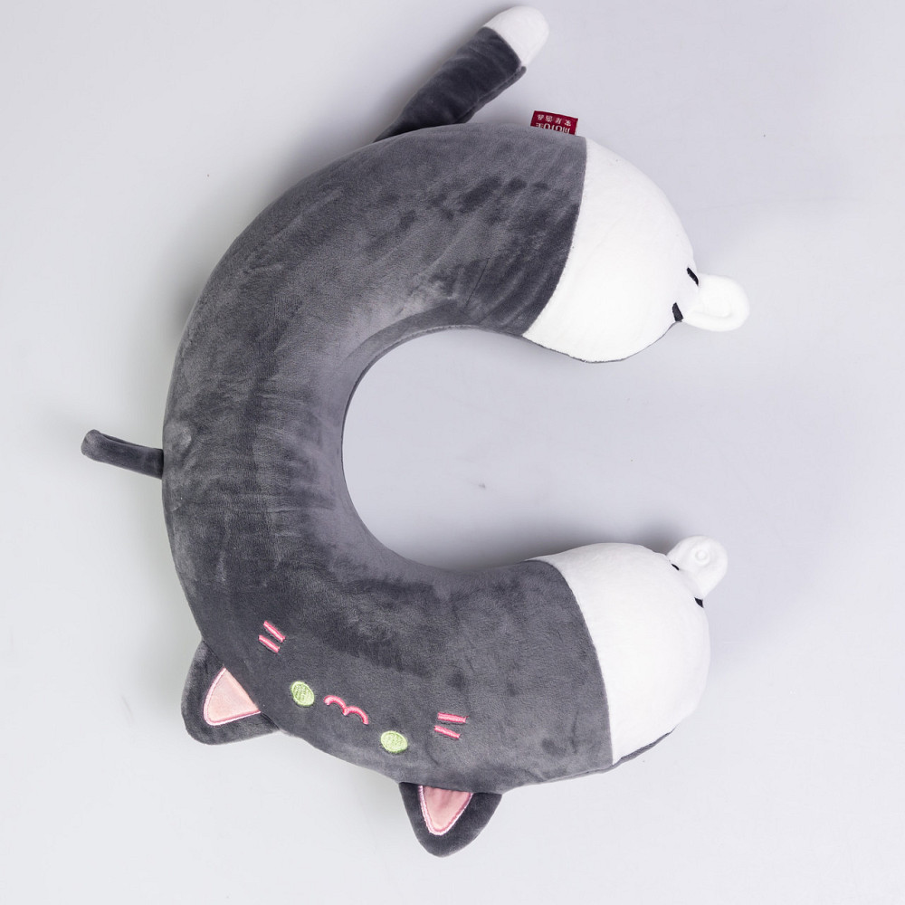 Подушка для шиї Kitty U-подібна темно-сіра HP-56-11BG Коломия - фото 4