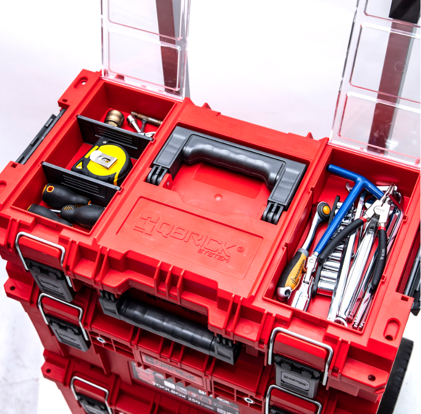 Набор ящиков для инструментов Qbrick System PRIME SET 1 RED Ultra HD (5901238257974) Киев - изображение 6