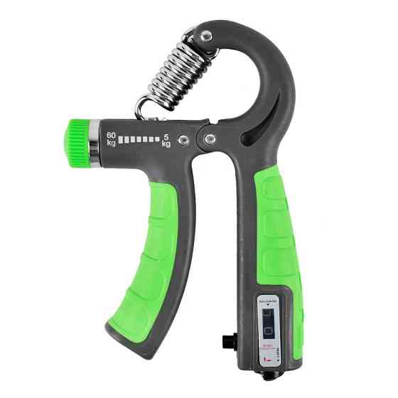 Еспандер кистьовий MS 4122-1(Green) з лічильником, навантаження 5-60 кг Вінниця
