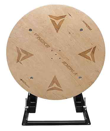 Пневмоустановка V'Noks Pro без груші – професійна платформа для пневмогруші, регульована по висоті, сталь + дерево 60 см Київ