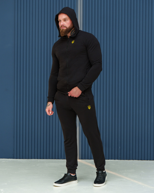 Костюм спортивній мужской тризуб весна Черный XL Харьков - изображение 8