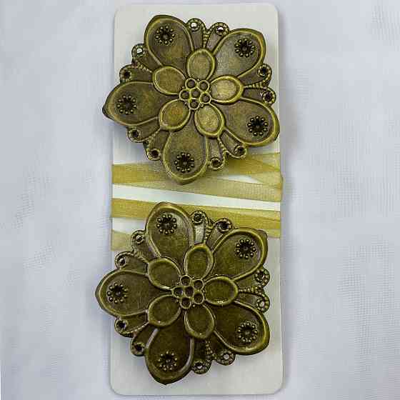 Магніти для штор і гардин Карпати набір 2 шт Бронзовий (81-144) Київ