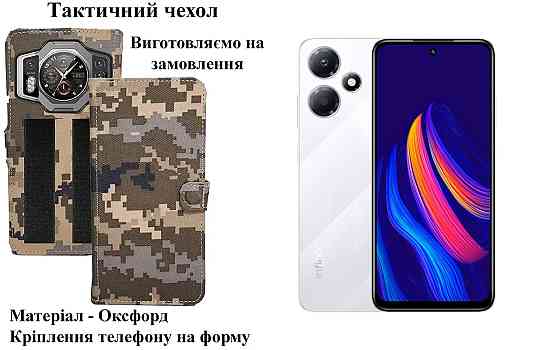 Тактичний чохол для Honor Magic4 Pro, кріпиться до спорядження на липучці Київ