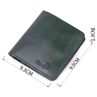 Портмоне Shvigel Кожаное Зеленое (16608) Винница