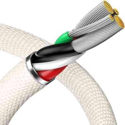 Дата кабель USB 2.0 AM to Lightning 2.0m 2.4A pink Baseus (CAJY001204) Вінниця