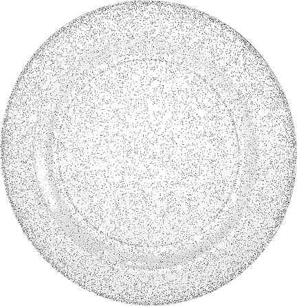 Набор тарелок пластиковые 12 штук круглые,обеденные 26 см и десертные 19 см, прозрачные с блестками Каменец-Подольский