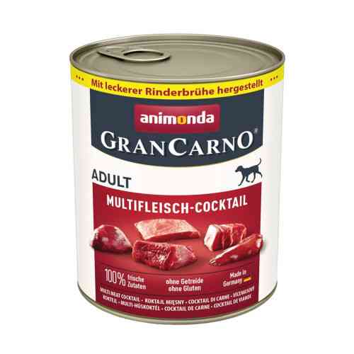 Вологий корм Animonda GranCarno для дорослих собак, мультим'ясний коктейль, 800 г Київ