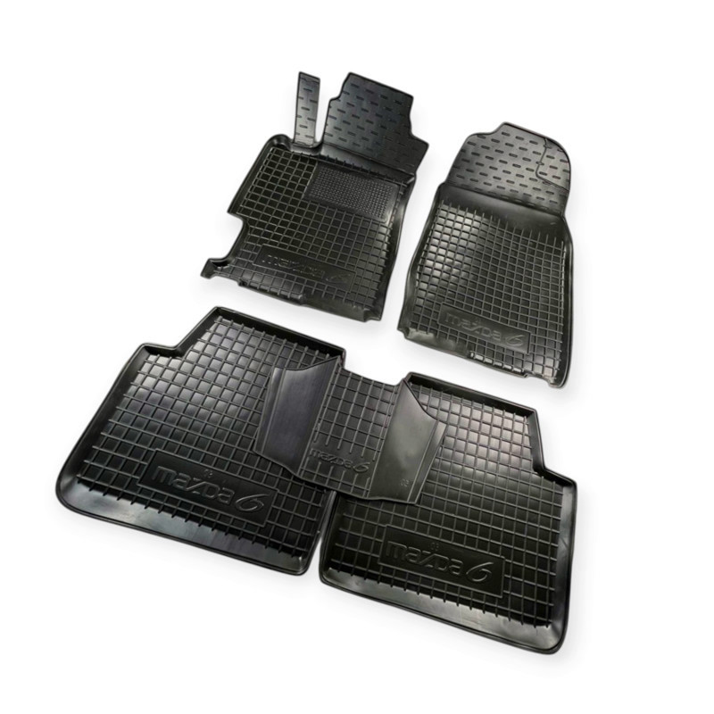 Килимки Mazda 6 i 2003-2008 борт 2,5см, з перемичкою салону Мукачево - фото 1