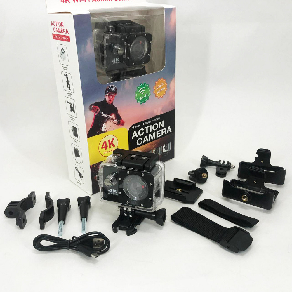 Камера гоу про DVR Sport S2 Wi-Fi/SD, Спортивная камера, Поворотная боди камера на шлем DP-16 Львов - изображение 14