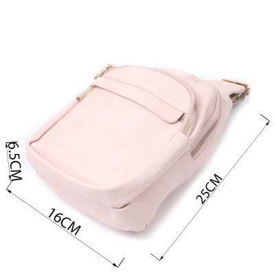 Сумка Vintage Компактна жіноча з однією лямкою через плече з гладкої екошкіри Рожева (22766) Вінниця - фото 9