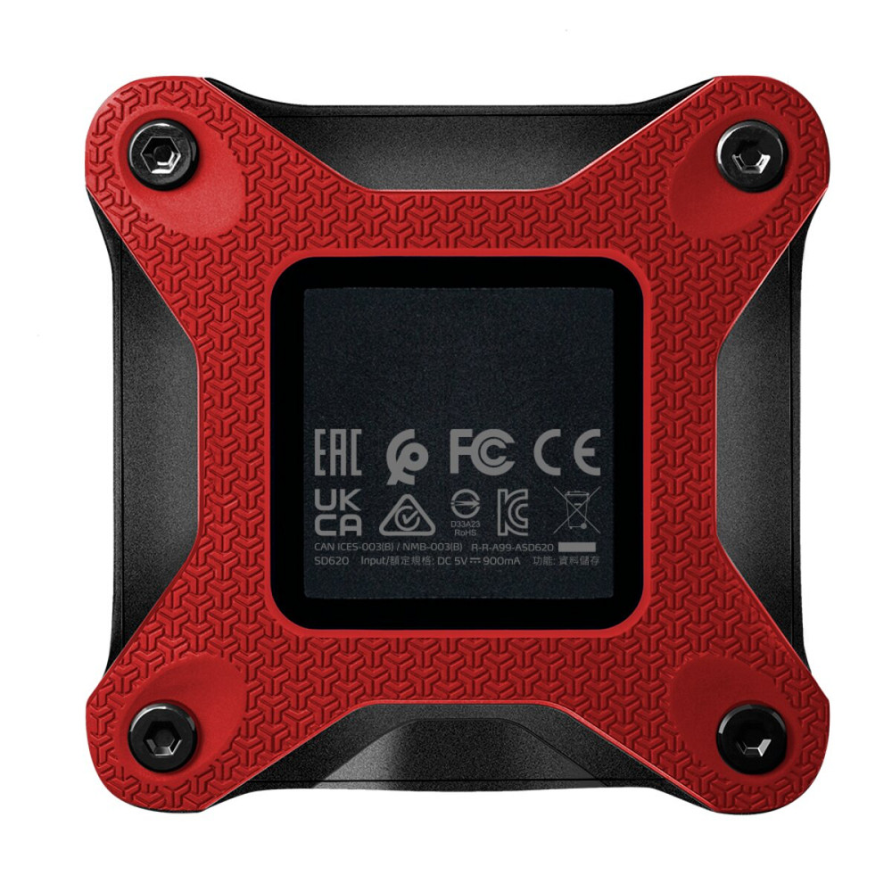 SSD ADATA SD620 1TB USB 3.2  520/460Mb/s Red (SD620-1TCRD) Київ - фото 5