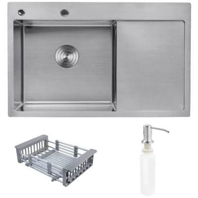 Мойка кухонная Kroner Geburstet-7849LHM (CV025275) Винница - изображение 1