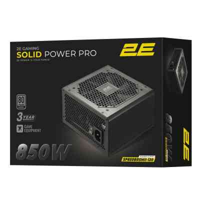 Блок живлення 2E 850W GAMING Solid Power Pro (2E-SP850BRSMII-120) Вінниця