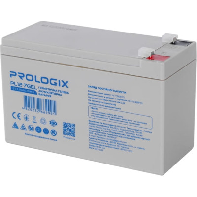 Батарея до ДБЖ Prologix 12V-7Ah GEL (PL12-7GEL) Вінниця - фото 3